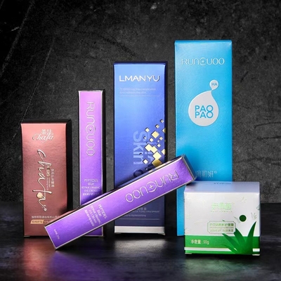 Perfumowe opakowanie kosmetyczne Papierowe pudełko Cylindryczny balsam do twarzy Serum Świeca Tube