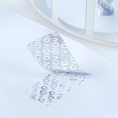 Anti Fake Adhesive 3D Hologram Security Etykieta Void Anti Fałszywy kod Qr Make