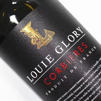 Urodziny Samoprzylepne Etykiety na butelki wina Piwo Wódka Alkohol Alkohol Naklejka na butelkę Błyszczący srebrny