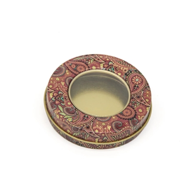 4 Oz 8 Oz Metalowe pojemniki na świece Słoiki 70x20mm Okrągłe