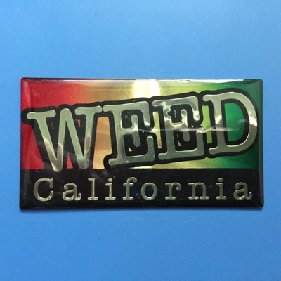 3D Gel Dome Sticker Etykiety z żywicy epoksydowej Crystal Logo Holographic