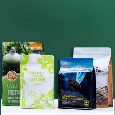 Matowe wykończenie plastikowe stojące etui z folią ziplock do wielokrotnego zamykania owoców