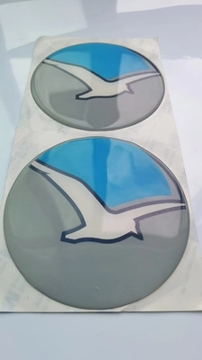 Kopułkowa naklejka epoksydowa Drukowanie samoprzylepne logo PVC Drop Glue
