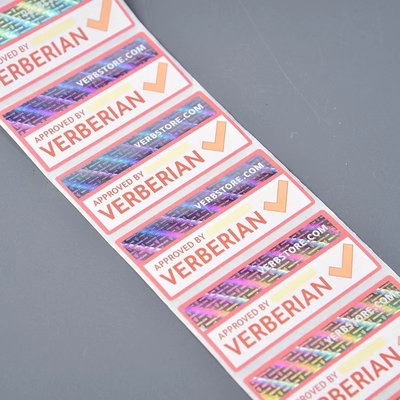 Spersonalizowana naklejka z hologramem 3d Etykieta Uszczelka Wodoodporna Przepustka Uszczelka Unieważnienie bezpieczeństwa