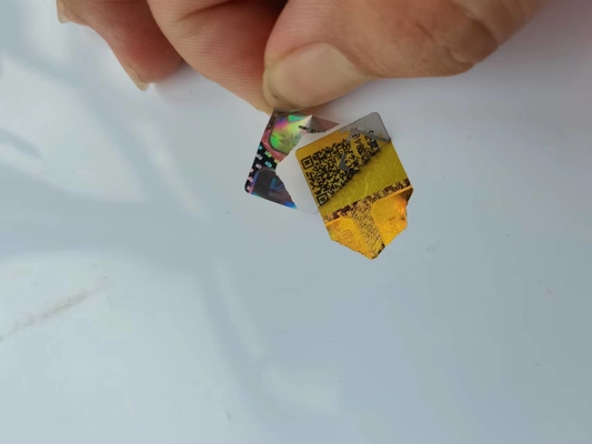 Wodoodporna holograficzna etykieta samoprzylepna zapobiegająca podrabianiu