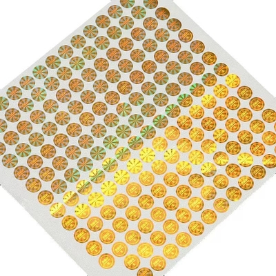 Zabezpieczenie przed fałszerstwem Hologram Qr Code Etykieta Naklejki Weryfikacja bezpieczeństwa