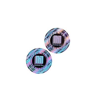 Niestandardowa naklejka z hologramem do drukowania 2D / 3D, naklejka z hologramem PASS Void