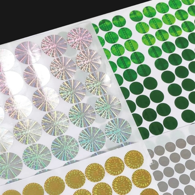Niestandardowa naklejka z hologramem 3D Seal Void Arkusz bezpieczeństwa Roll Numer seryjny Scratch Off