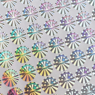 Hologram do pakowania kart identyfikacyjnych z błyszczącą / matową / matową powierzchnią