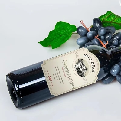 Wytłaczana metalowa naklejka z logo European Made For Vodka Wine Whisky Candles Perfumy