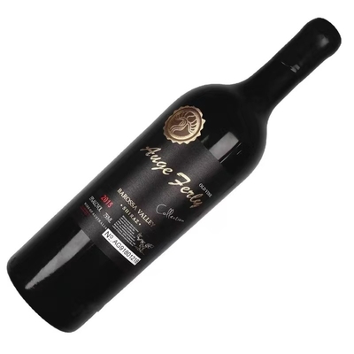 Etykiety na butelki z alkoholem CMYK, błyszczące / matowe tłoczenie Dostosowana etykieta na wino