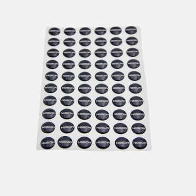 3d Circle Clear Epoxy Dome Naklejki Etykiety PP PVC PET Led